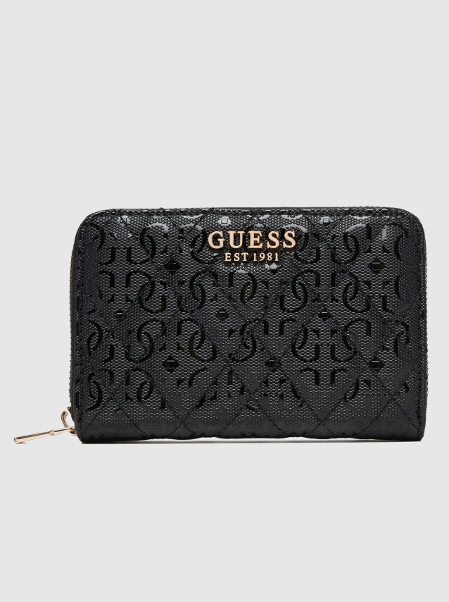 Carteira Guess Mulher Isemay Slg Medium Zip Around