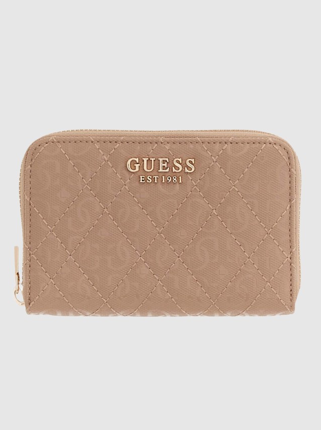 Carteira Guess Mulher Isemay Slg Medium Zip Around