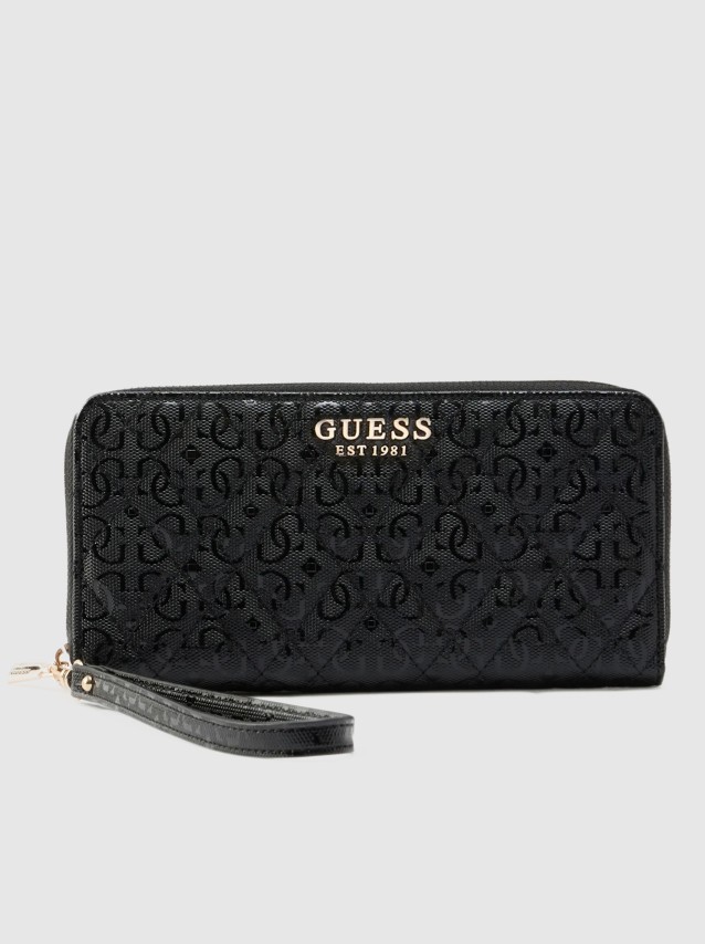 Carteira Guess Mulher Isemay Slg Large Zip Around