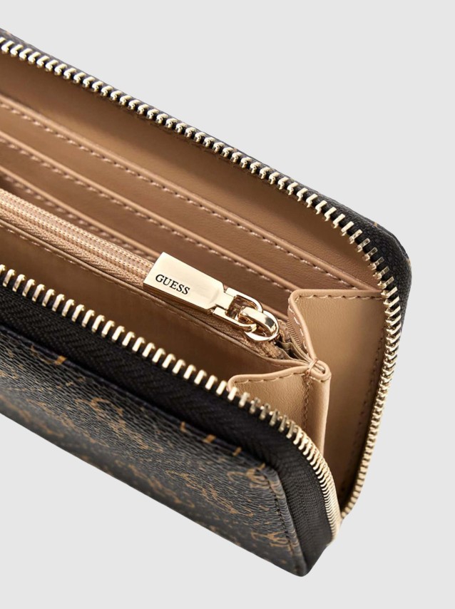 Carteira Guess Mulher Laurel II Slg Med Zip Around