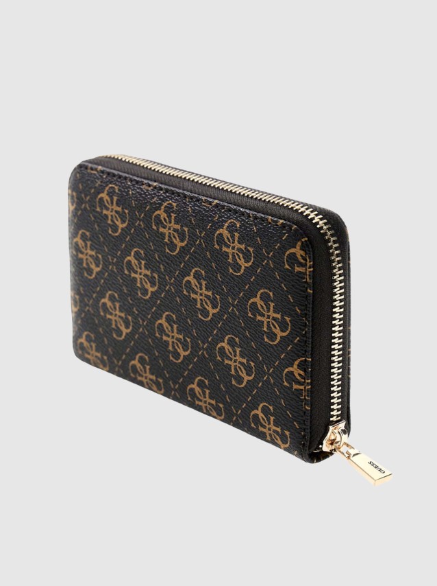 Carteira Guess Mulher Laurel II Slg Med Zip Around