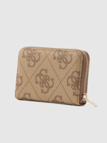 Carteira Guess Mulher Laurel II Slg Med Zip Around