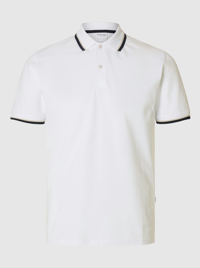 Polo Selected Homem Slhslim-Atlas Sport Ss Polo