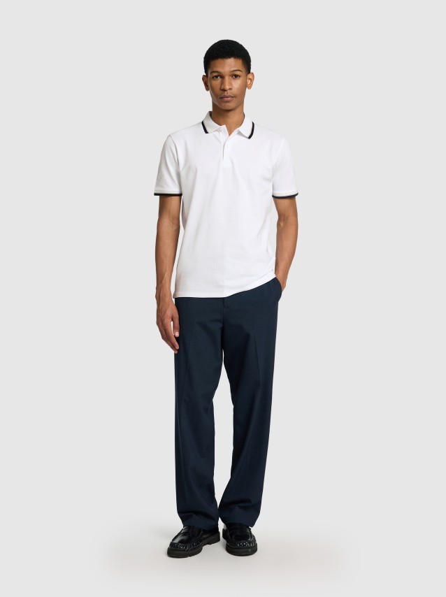 Polo Selected Homem Slhslim-Atlas Sport Ss Polo