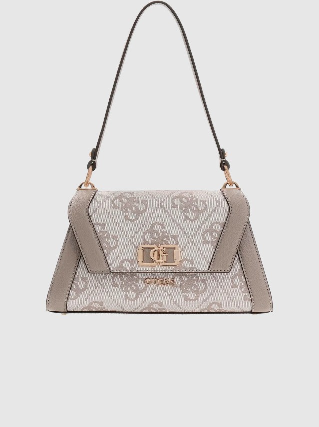Mala Guess Mulher Karnilla Logo Flap Shldr Bag