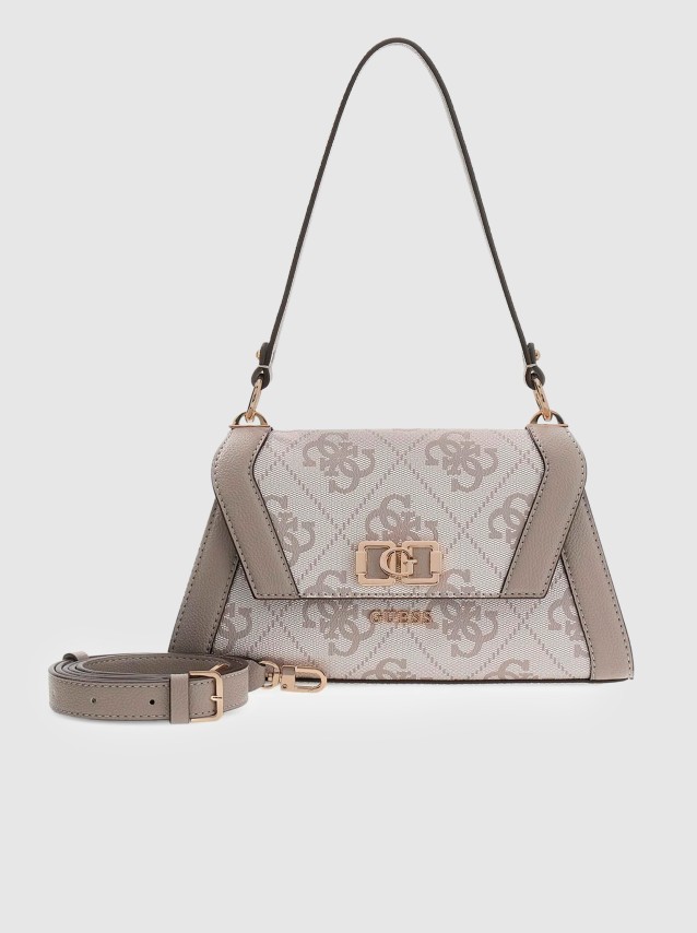 Mala Guess Mulher Karnilla Logo Flap Shldr Bag