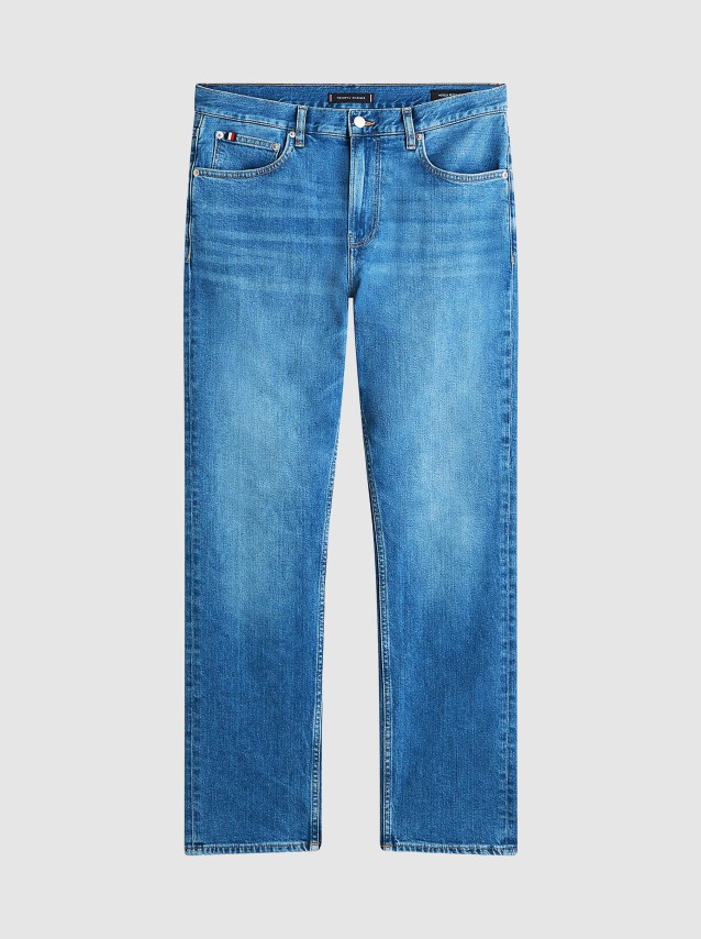 Jeans Tommy Hilfiger Homem Straight Denton Str Whily Blue