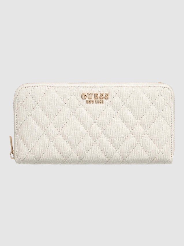 Carteira Guess Mulher Isemay Slg Large Zip Around