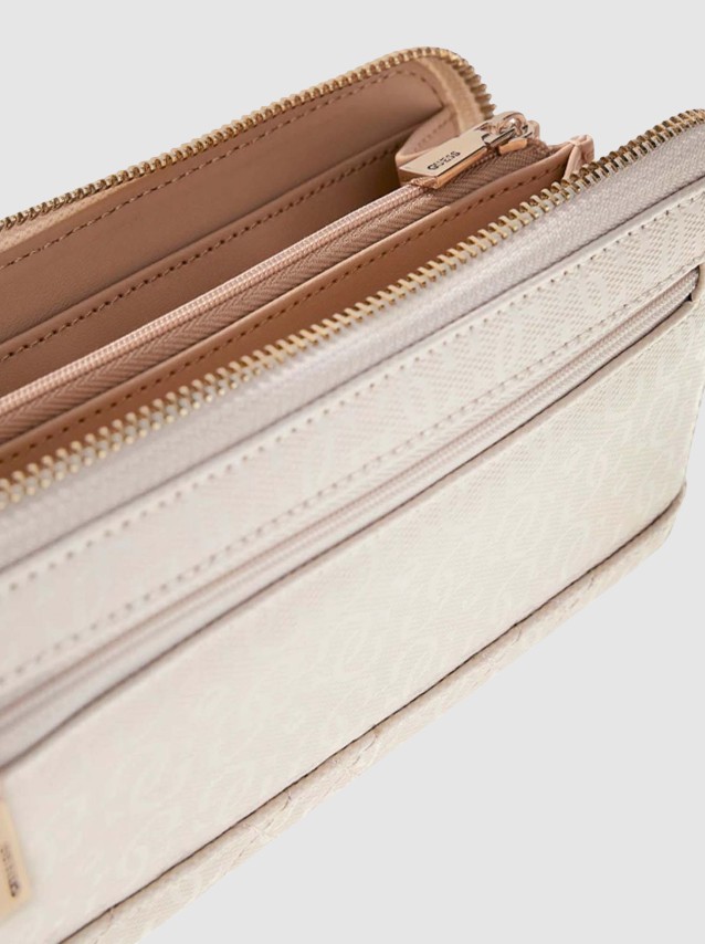 Carteira Guess Mulher Isemay Slg Large Zip Around