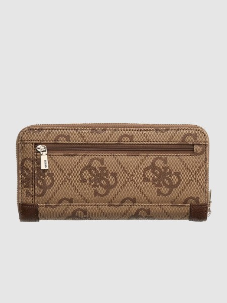 Carteira Guess Mulher Karnilla Logo Slg Lrg Zip Arnd