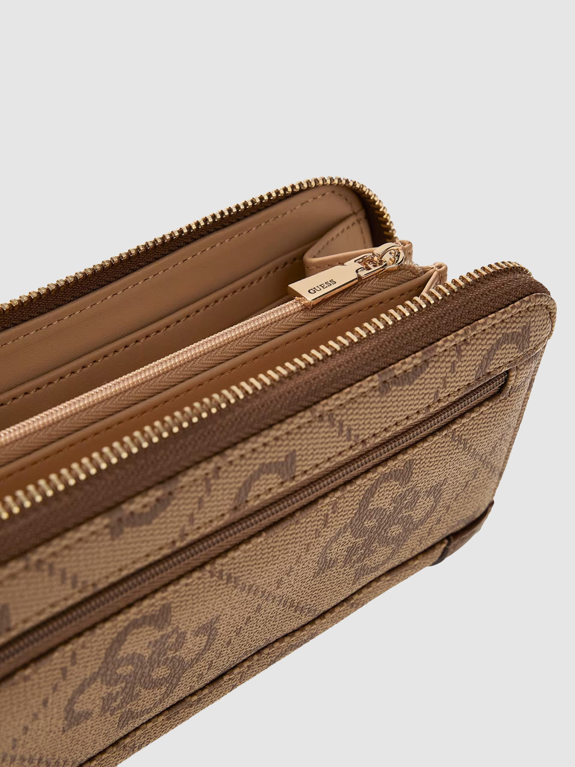 Carteira Guess Mulher Karnilla Logo Slg Lrg Zip Arnd