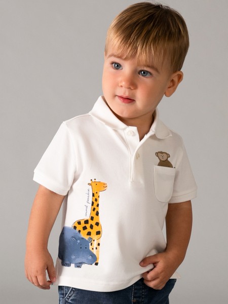 Polo Mayoral Menino P�lo M/c Animal