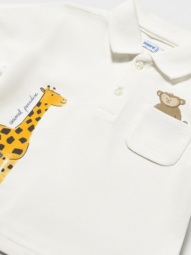 Polo Mayoral Menino P�lo M/c Animal