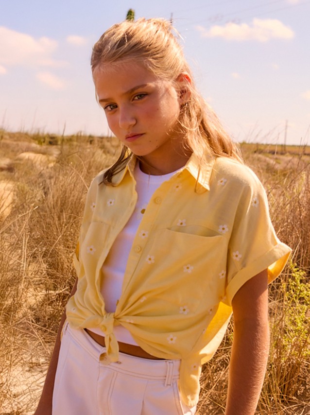 Conjunto 2 Pe�as Mayoral Menina Blusa 2 Pe�as