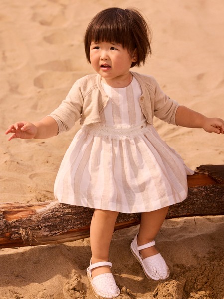 Vestido Mayoral Menina Vestido Faixa Listrada