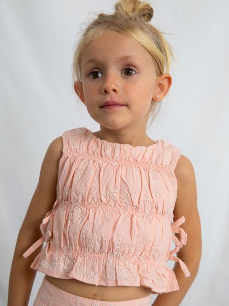 Conjunto 2 Pe�as Mayoral Menina  Conj. Cal�a Larga Bordada