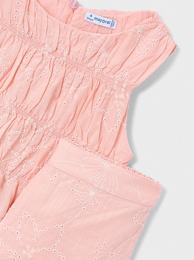 Conjunto 2 Pe�as Mayoral Menina  Conj. Cal�a Larga Bordada