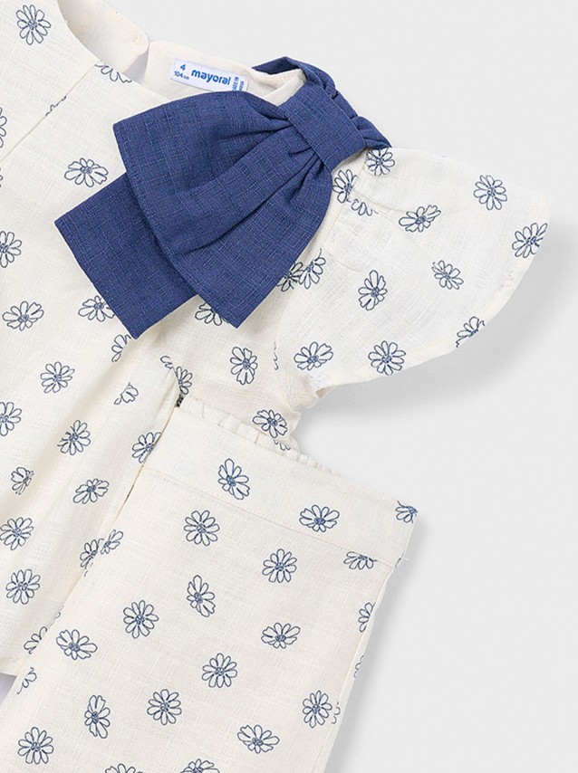 Conjunto 2 Pe�as Mayoral Menina  Conj. Cal�a Estampada