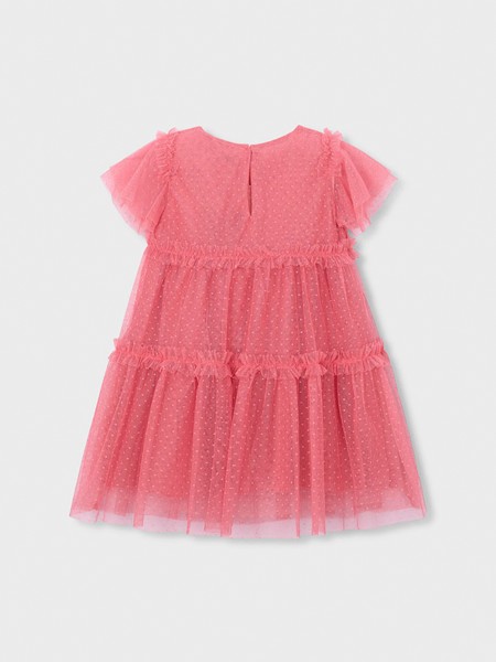 Vestido Mayoral Menina  Vestido Tule Plumeti