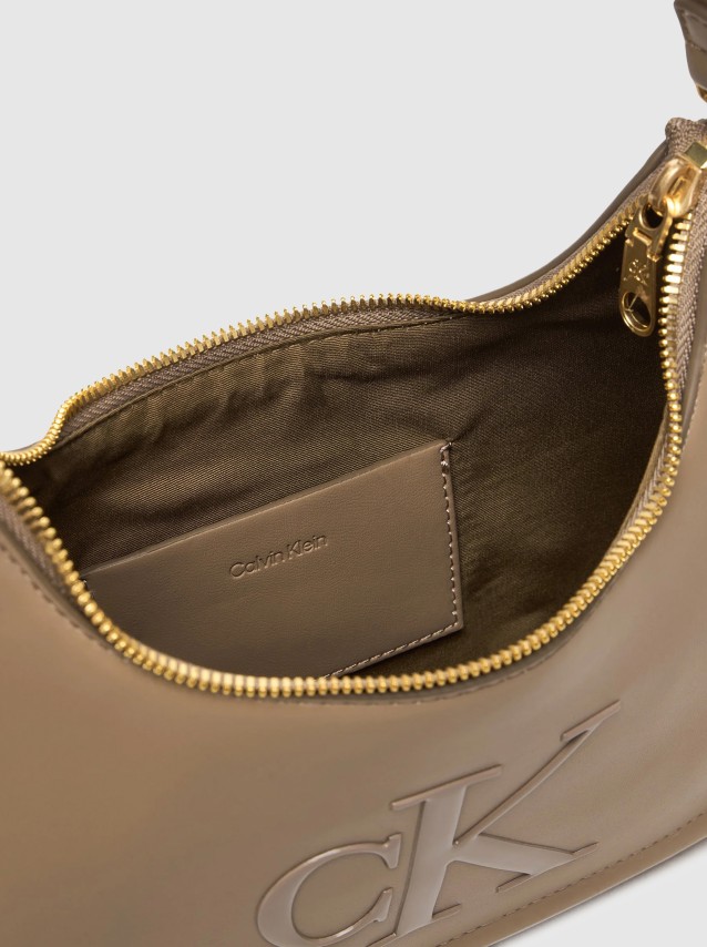 Mala de Ombro Mulher Raised Ck Small Shoulder Bag Calvin Klein