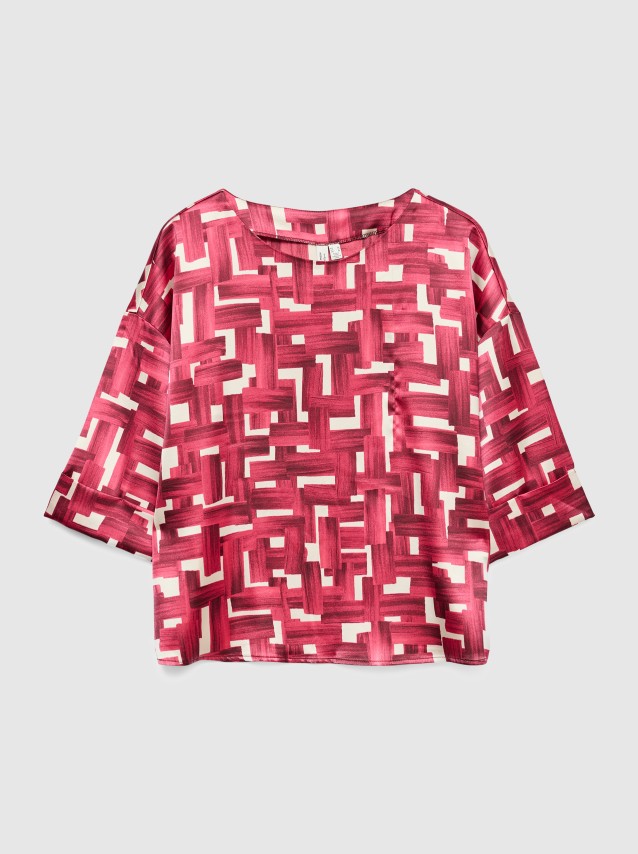 T-Shirt Vero Moda Mulher Vmidy 3/4 Top Wvn Sp