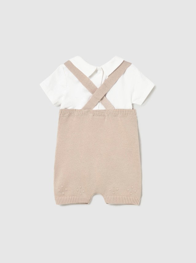 Conjunto 2 Pe�as Mayoral Menino  Conj Jardineira Body