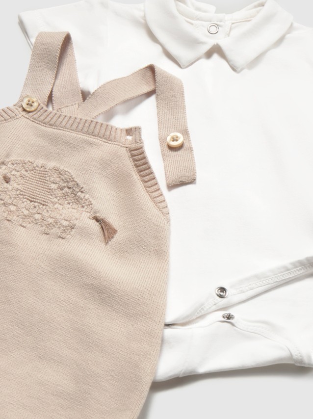 Conjunto 2 Pe�as Mayoral Menino  Conj Jardineira Body