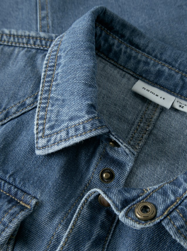 Camisa Name It Menino Nmmblue Oz Dnm Ls Shirt 6677-Ov B