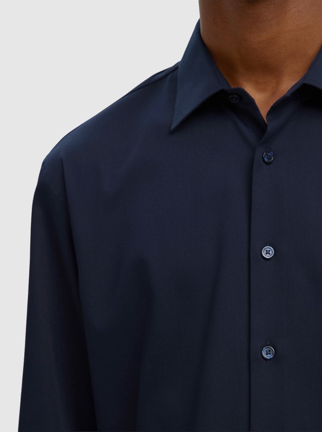 Camisa Selected Homem Slhreg-Performance Shirt Ls Noos