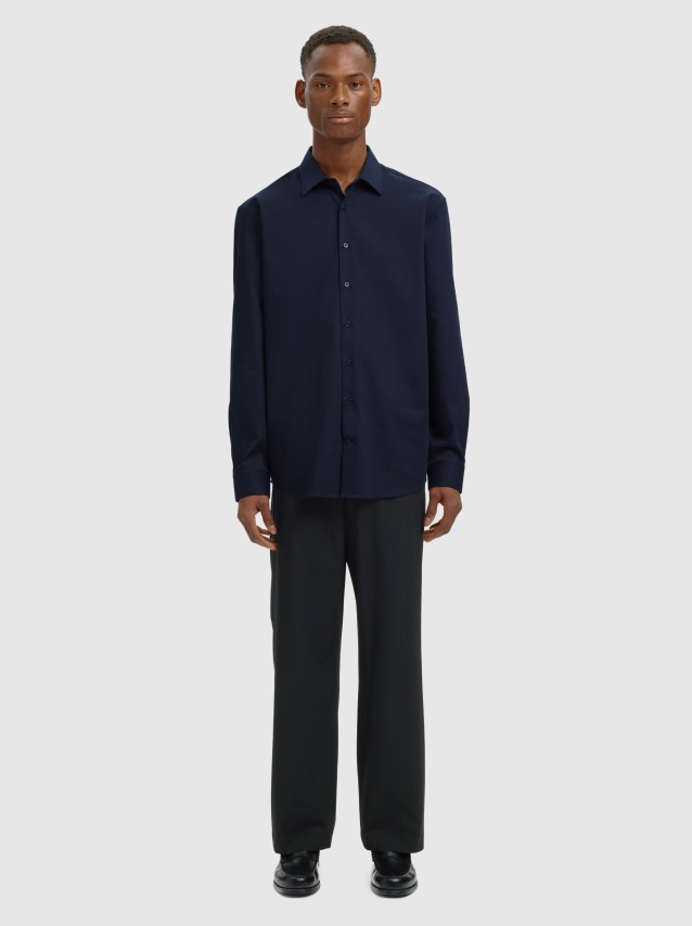 Camisa Selected Homem Slhreg-Performance Shirt Ls Noos