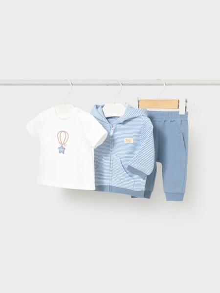 Conjunto 3 Pe�as Mayoral Menino  Fato Treino 3 Pe�as