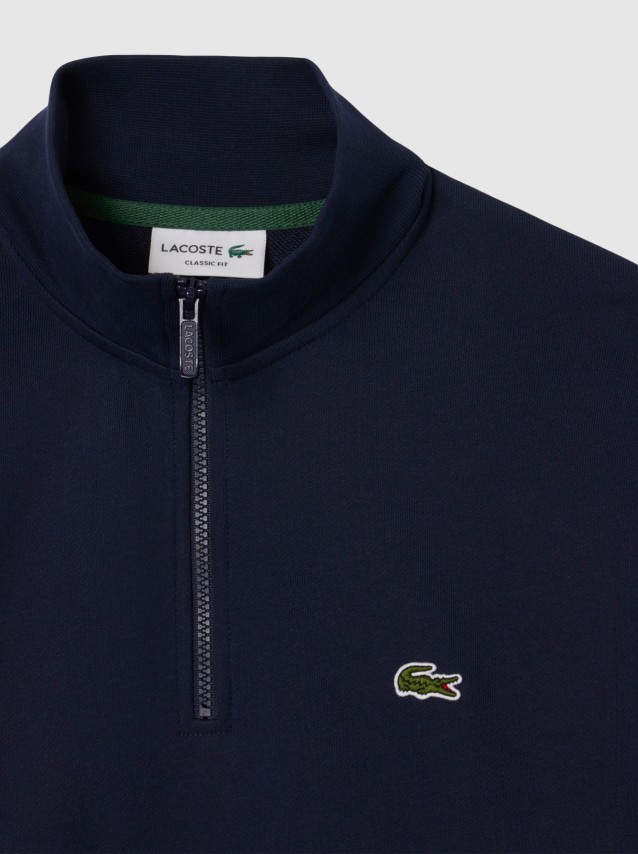Sweatshirt Lacoste Homem High Neck Zip Up Fleece Sweatshirt