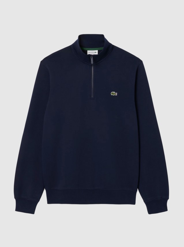 Sweatshirt Lacoste Homem High Neck Zip Up Fleece Sweatshirt