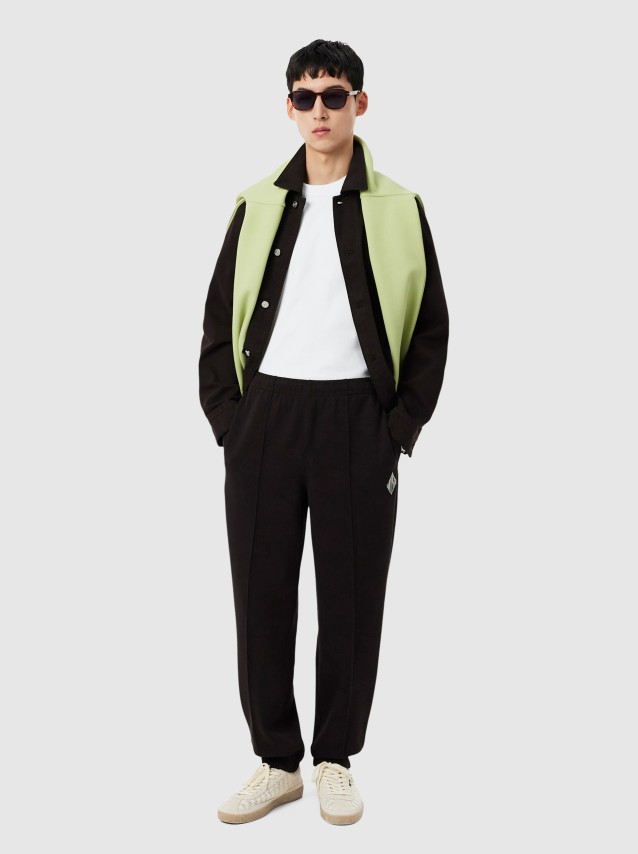 T-Shirt Lacoste Homem Classic Fit Back Print Heavy Cotton Tshirt