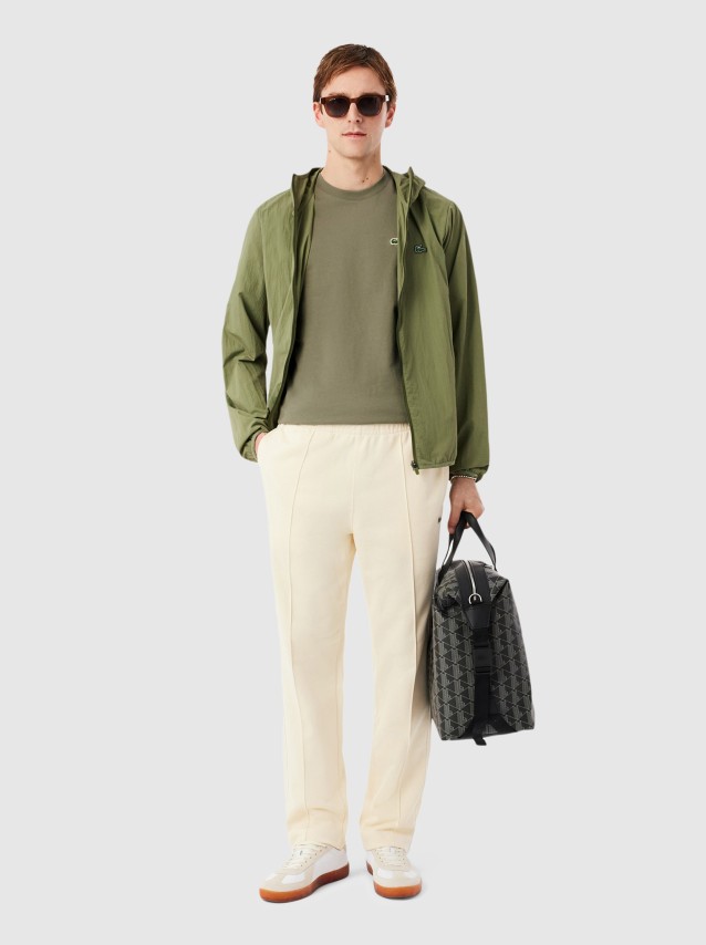 T-Shirt Lacoste Homem Regular Fit Lacoste Stripe Band Tshirt