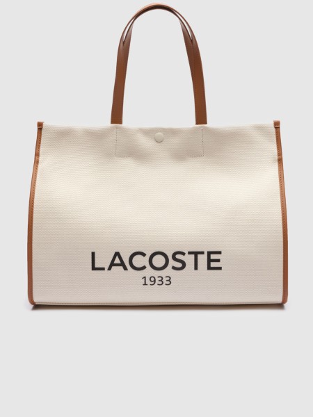 Mala Lacoste Mulher Heritage Canvas L Shopping Bag