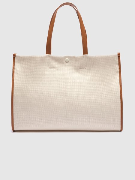 Mala Lacoste Mulher Heritage Canvas L Shopping Bag