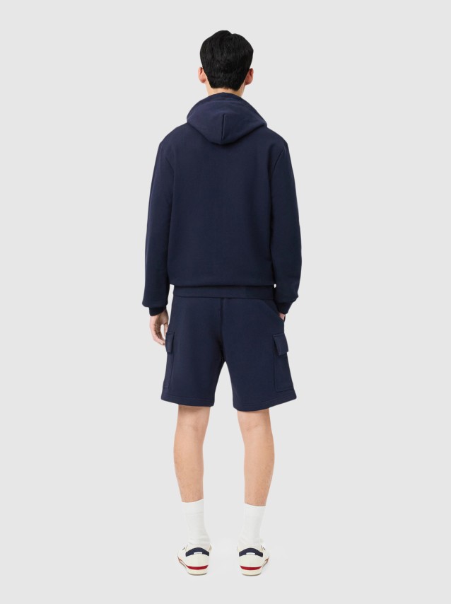 Calcao Homem Regular Fit Fleece Shorts Lacoste