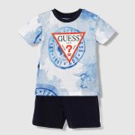2 Pe�as Guess Menino Set Ss T-Shirt+Jersey Shorts
