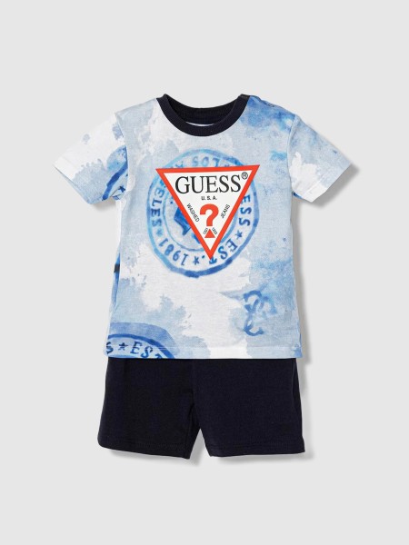 2 Pe�as Guess Menino Set Ss T-Shirt+Jersey Shorts
