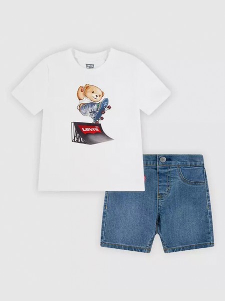 2 Pe�as Levis Menino  Lvb Skater Levi Tee & Denim Se