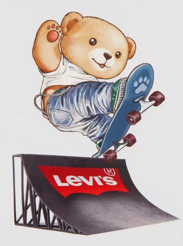 2 Pe�as Levis Menino  Lvb Skater Levi Tee & Denim Se