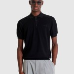 Polo  Antony Morato Homem Sweater Polo With Button Short Sleeves Regular Fit In Combed Cotton