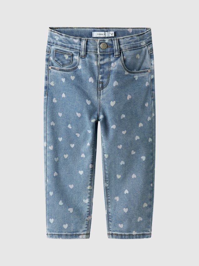 Calca Menina Nmfbella Mom Shaped Jeans 3555-On Noos Name It