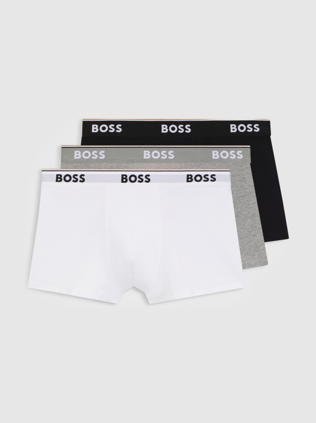 Boxer Homem Trunk 3P Power Boss