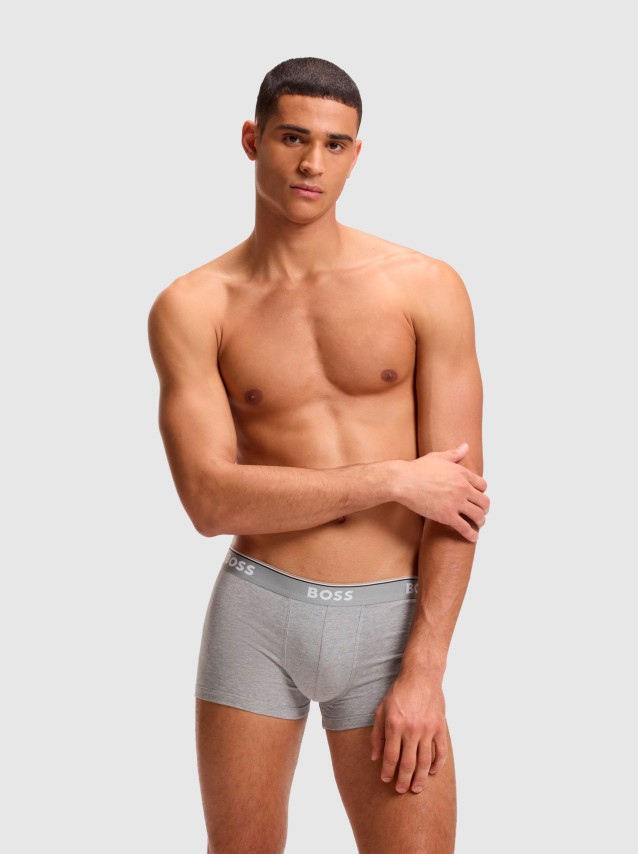 Boxer Homem Trunk 3P Power Boss