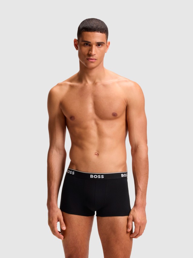 Boxer Homem Trunk 3P Power Boss