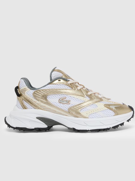 Sapatilha Lacoste Mulher Womens L003 Neo Shot Sneakers Liquid Gold Pack