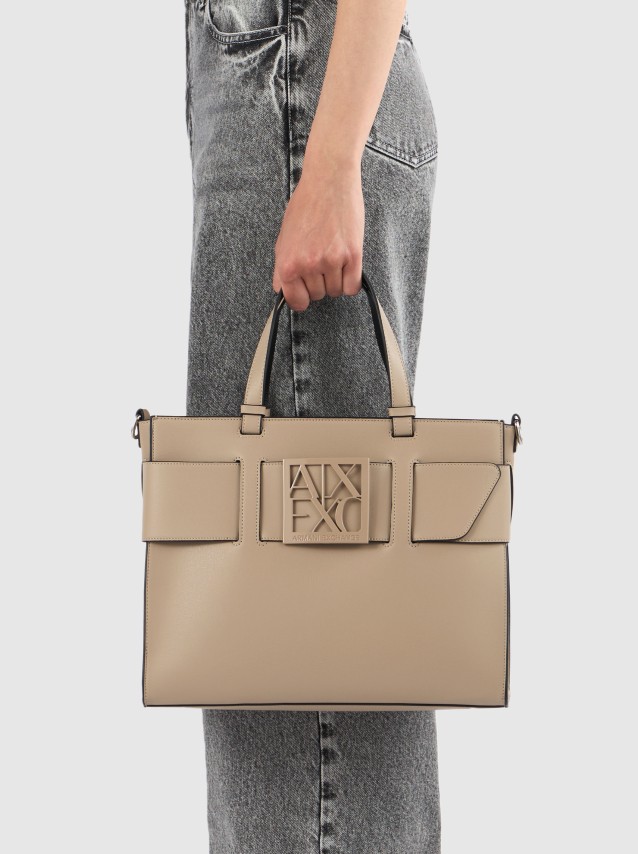 Mala Armani Exchange Mulher Susy Big Tote