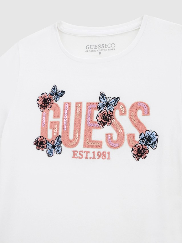 T-Shirt Guess Menina Midi Ss T-Shirt